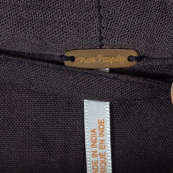 Free People Women's Jaipur Kimono Floral Embroidered Cardigan One Size Relaxed - Picture 9 of 12